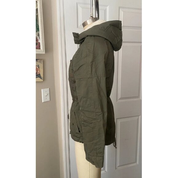 AMERICAN Rag Surplus Cotton Fur Lined Drawstring Hood Surplus Jacket *XS* B92 - Picture 4 of 8